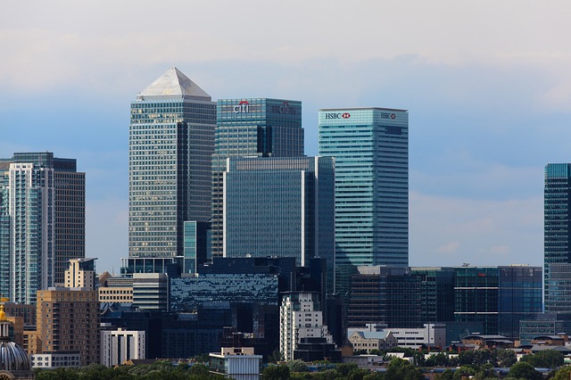 Canary Wharf London Business District UK