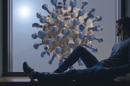 Coronavirus Pandemic Man